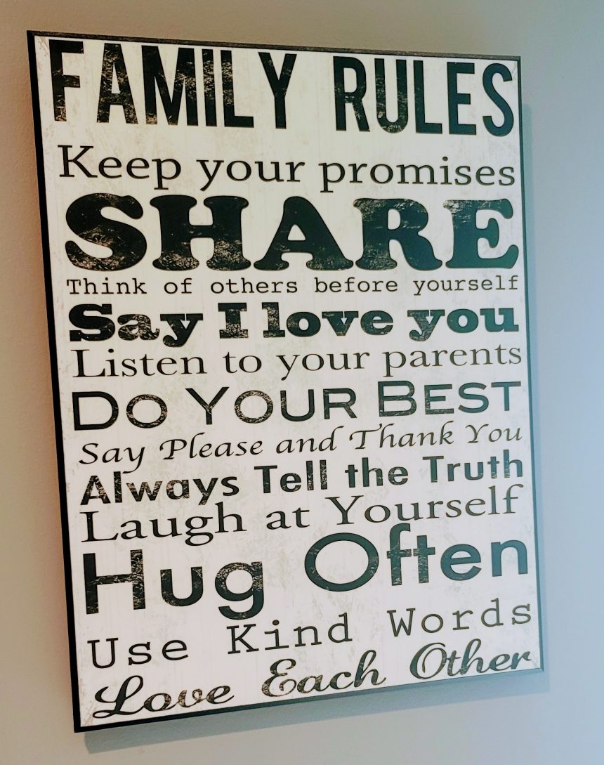 Making The Perfect House Rules For Your Family - Chaos and Coffee